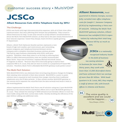 Multitech's VOIP Solution