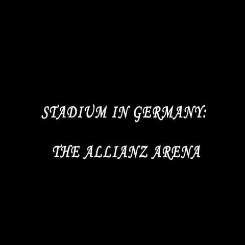 Allianz arena germany