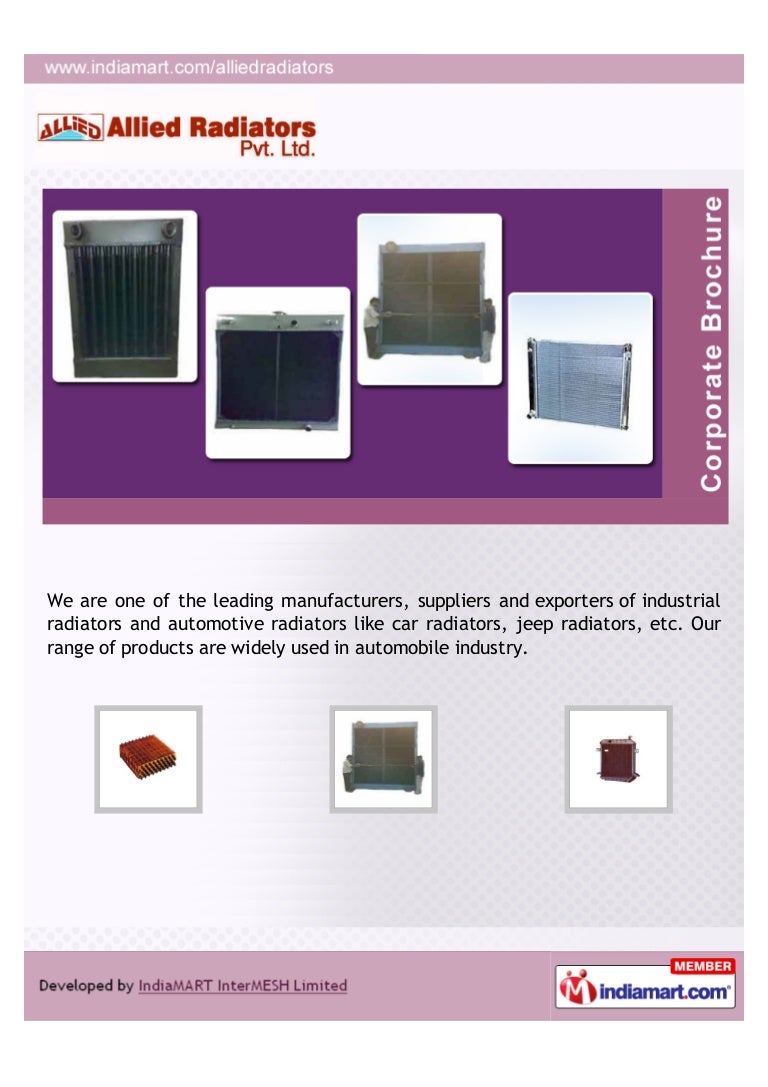 Allied Radiators Pvt. Ltd., Panvel, Automotive Radiators