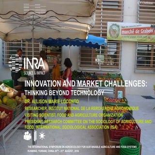 Innovation and market challenges:  ...