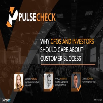 Why CFOs and Investors Should Care About Customer Success