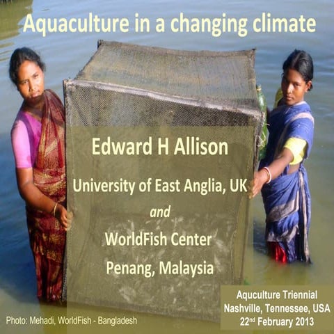 Aquaculture in a changing climate