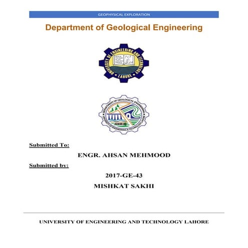 geophysical exploration