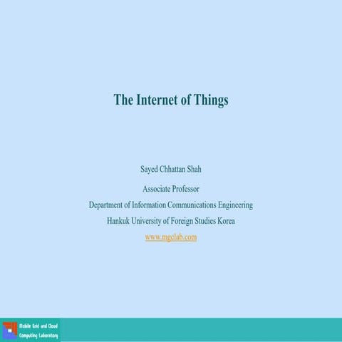 Introduction to IoT Systems and Applications