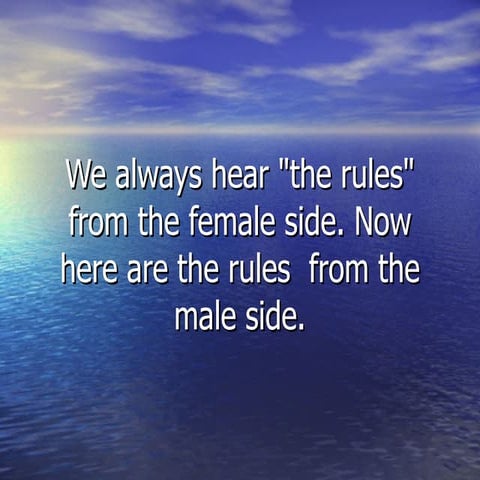 All Mens Rules