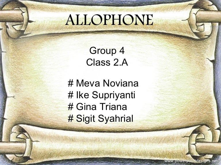 Allophone