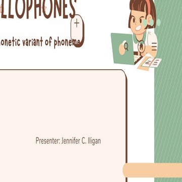 allophones powerpoint presentation. ready