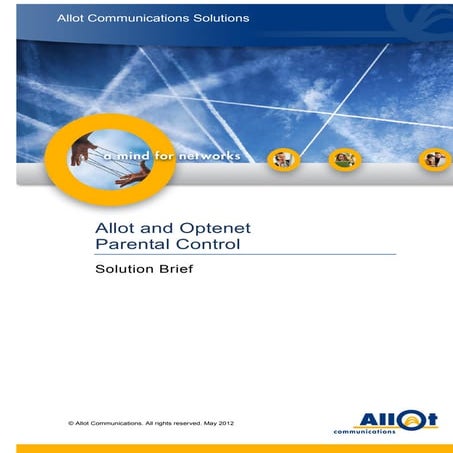 Allot Optenet Parental Control: Solution Brief