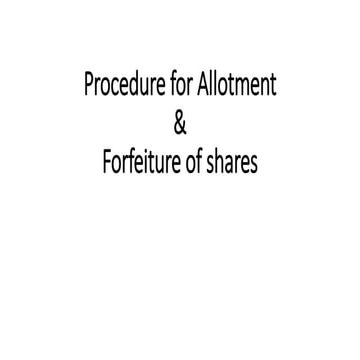 Allotment and forfeiture.pptx