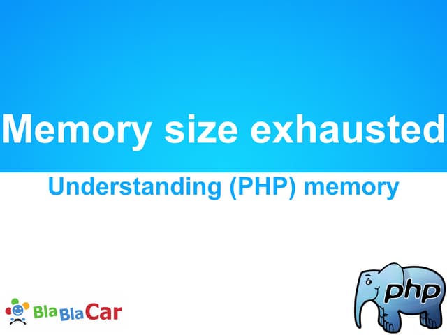 Understanding PHP memory