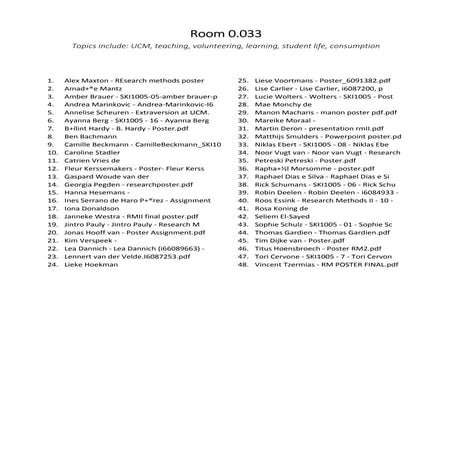 Research Methods Posters 2014-2015, Period 6 | PDF