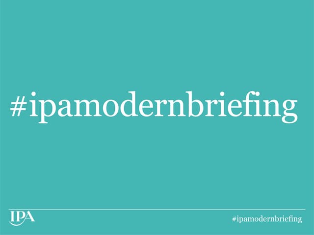 Presentations from IPA Modern Brief...