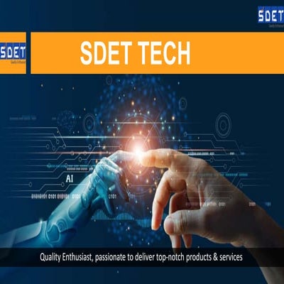 End to End Testing with Quality Enthusiasts: SDET Technologies