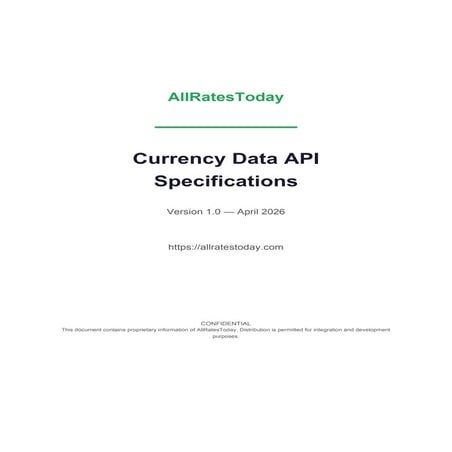 AllRatesToday Currency Data API: Comprehensive Guide to Real-Time and ...