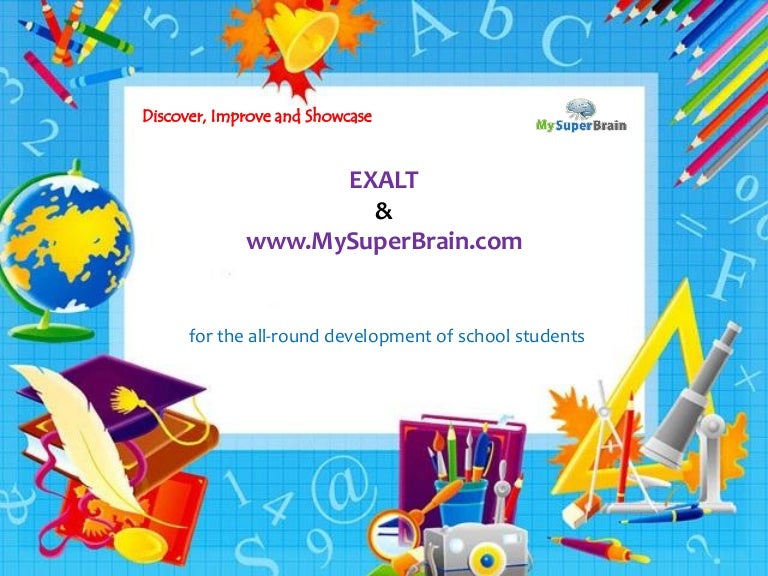 holistic development in school students school photo template