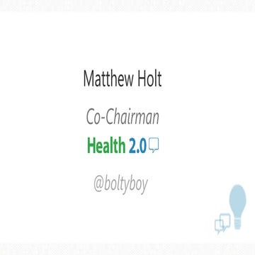 Matthew Holt @ Allscripts Developer Summit 2017