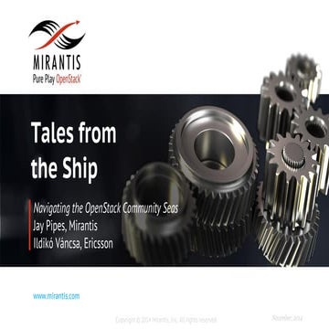 Tales From The Ship: Navigating the OpenStack Community Seas