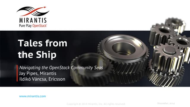 Tales From The Ship: Navigating the OpenStack Community Seas