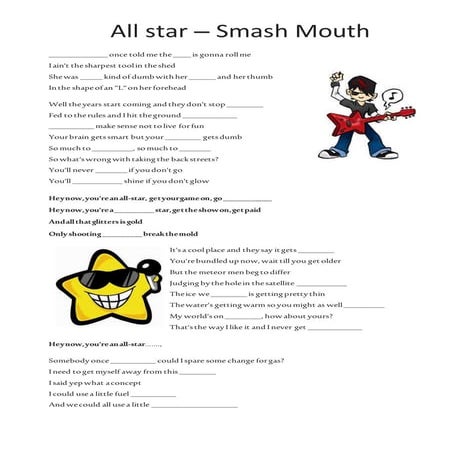 All star lyrics