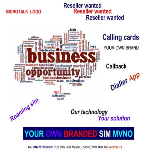telecom  business opportunity  opportunity