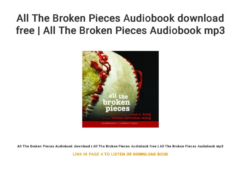 All the broken pieces book image