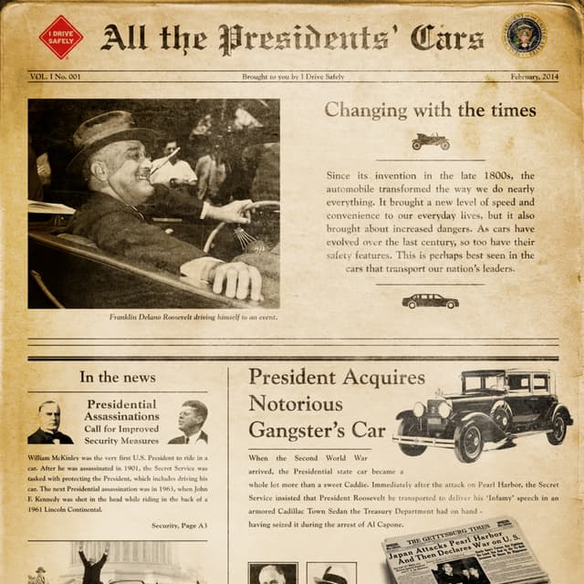 All The Presidents Cars