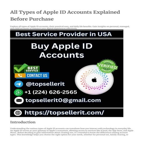 All Types of Apple ID Accounts Explained Before Purchase.docx