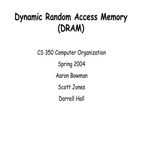 All types of DRAM and their function.ppt