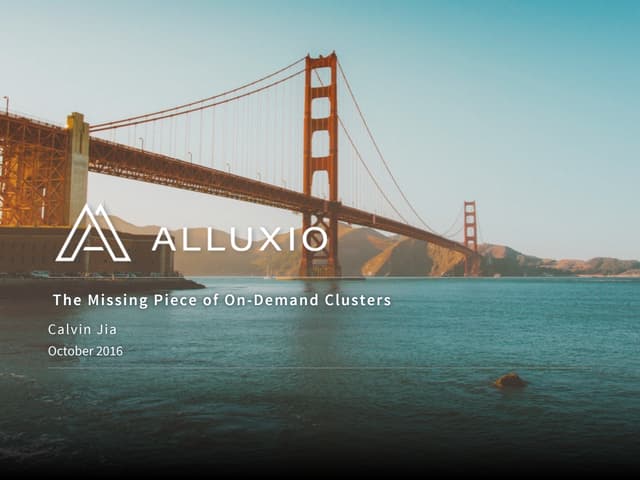 The Missing Piece of On-Demand Clusters