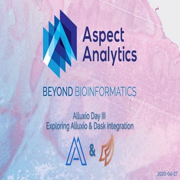 Alluxio-FUSE as a data access layer for Dask