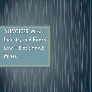 ALLVOICES: Music Industry and Pirac...