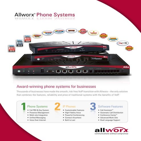 Allworx Phone Systems Brochure