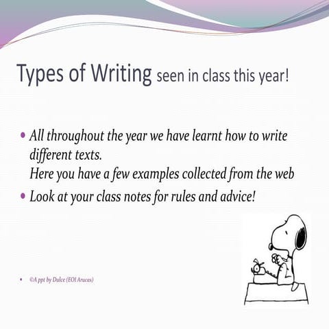 All writings | PPTX