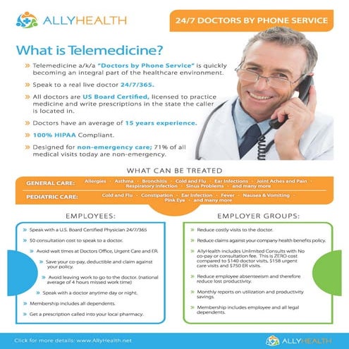 Aflac Now Offering Telemedicine With Ally Health/MDLive