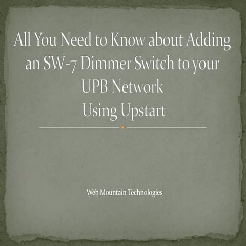 All you need to know about adding an sw7