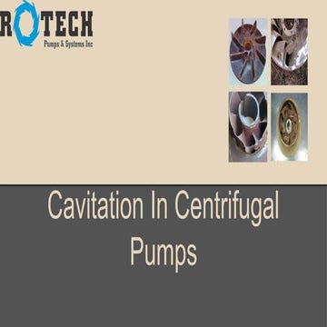 All You Need To Know About Cavitation In Centrifugal Pumps