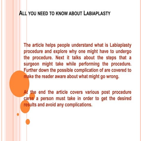 Labial adhesion | PPTX