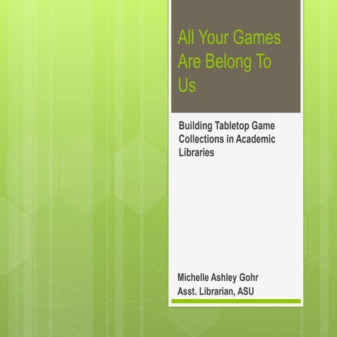 Game Analysis, lecture 1 | PPTX