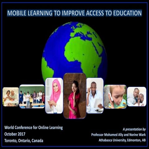 Ally & Wark (2017) Mobile Learning to Improve Access