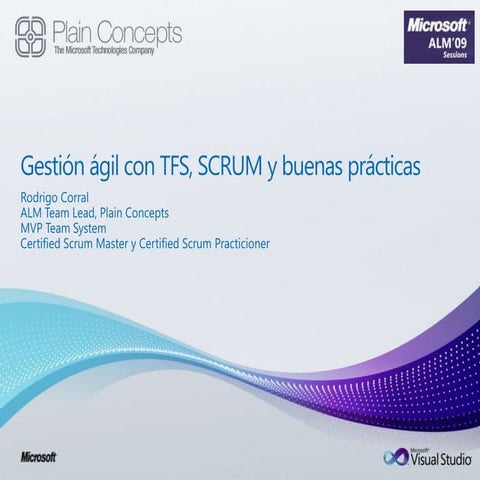 ALM09 - Scrum, Visual Studio y Buenas Prácticas