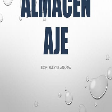 Almacenaje 