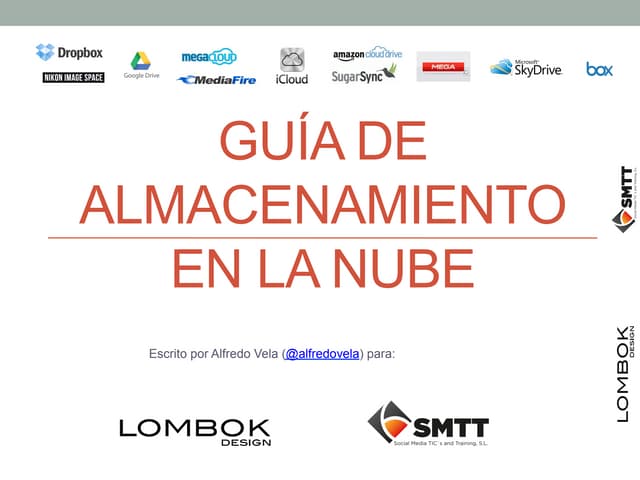 Guía sobre almacenamiento en la nube
