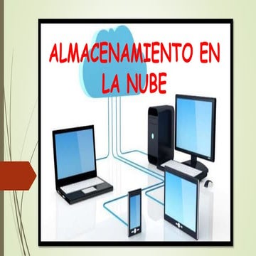 Almacenamiento en la nube
