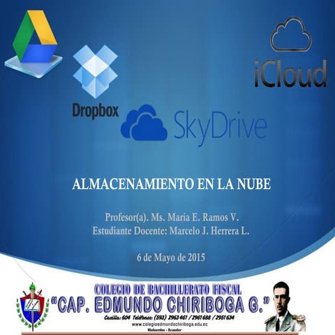 Almacenamiento en la nube