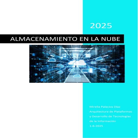 Análisis de El Almacenamiento en la Nube | PDF