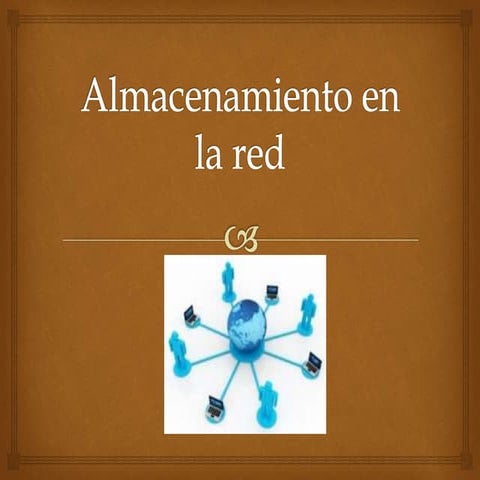 Almacenamiento en la red