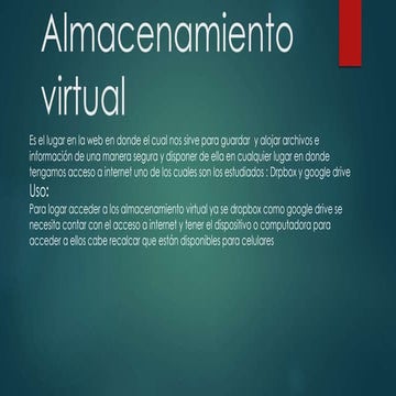 Almacenamiento virtual