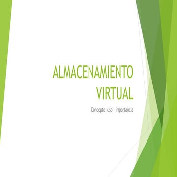 Almacenamiento virtual