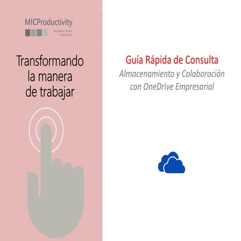 Gestión de documentos online con OneDrive (MICProductivity)