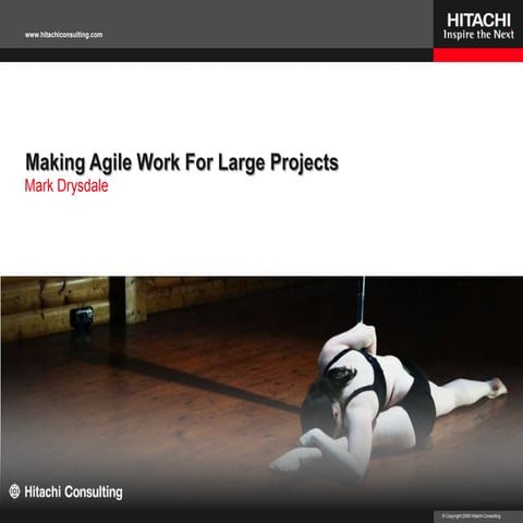 Alm Agile In Large Projects V2